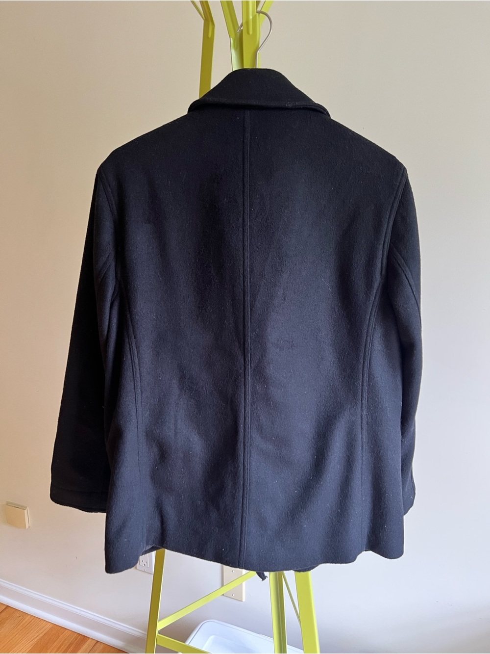 Women’s Black J. CREW Peacoat Wool & Cashmere size M - Picture 3 of 11